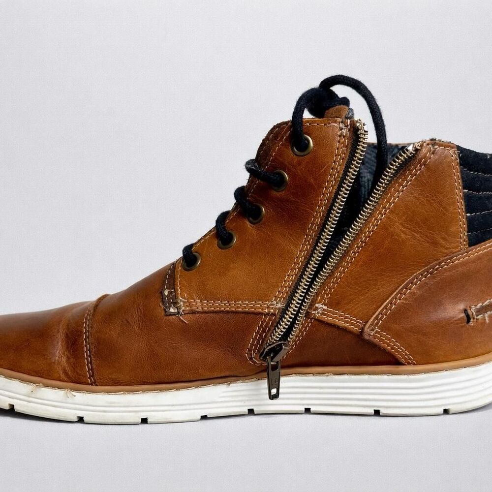Bullboxer Men's Brown and Tan Boots